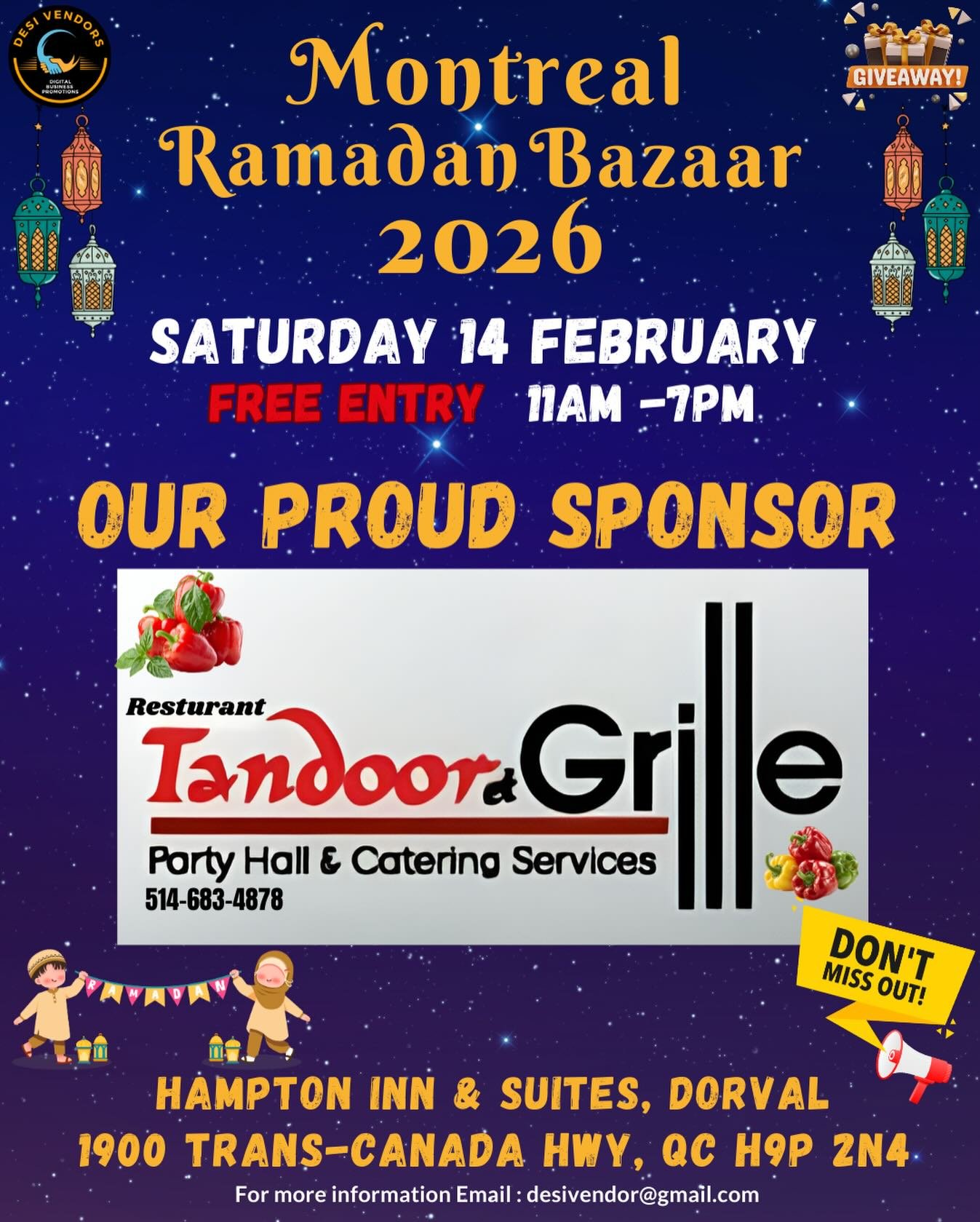 Montreal Ramadan Bazaar 2026